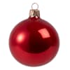 Pallina di Natale in vetro colorato rosso